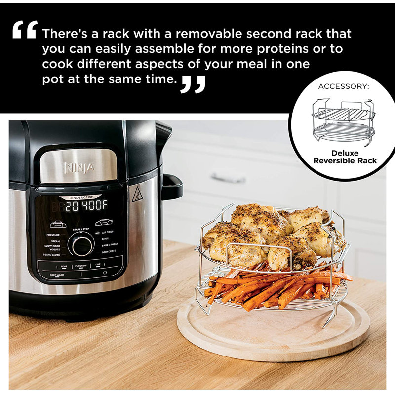 Ninja 8 Qt. Foodi 9in1 Deluxe Xl Pressure Cooker and Air Fryer